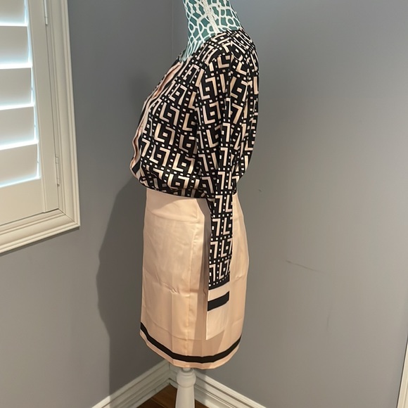 Fashion Says Brown and Black skirt and button up too size M. NWT - Picture 4 of 8